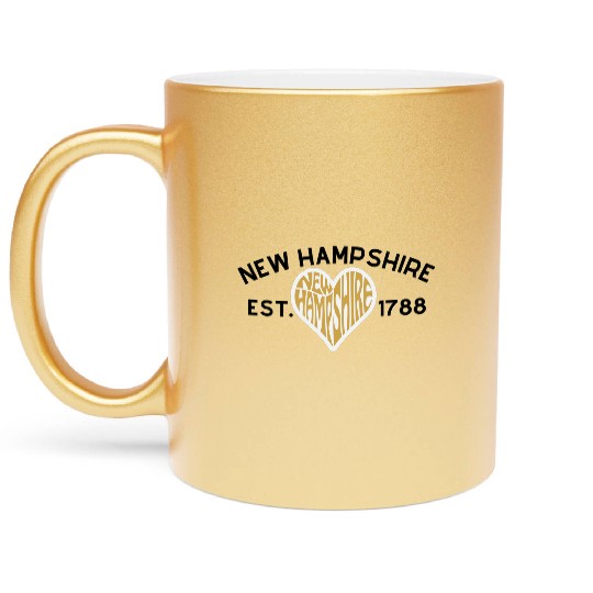 New Hampshire Metallic Mugs