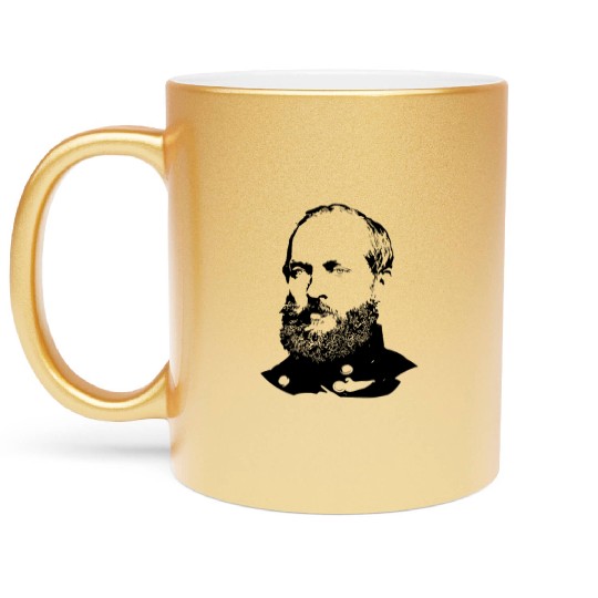President James Abraham Garfield Metallic Mugs