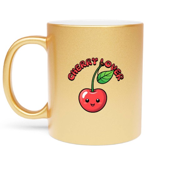 cherry lover Metallic Mugs
