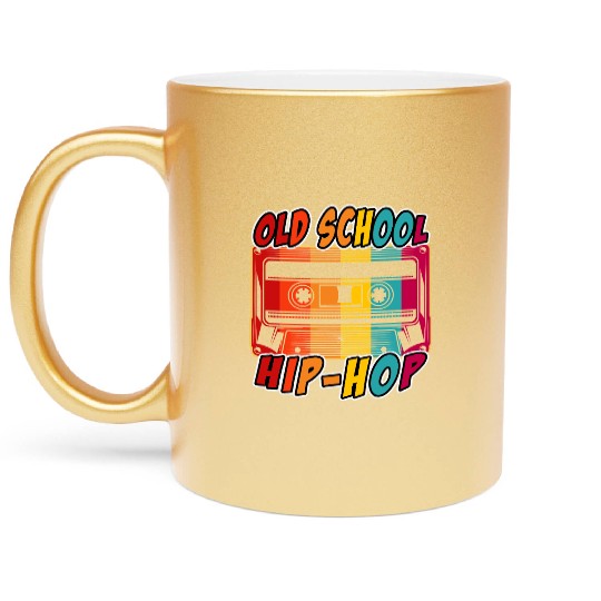 Retro 80s Style design – Perfect for Nostalgia Fa Metallic Mugs
