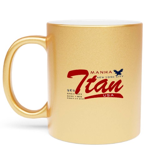 Manhattan Metallic Mugs