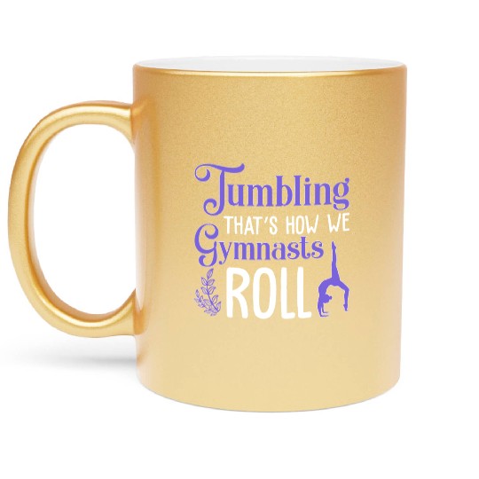 Gymnastics Gym Fitness Sports Training Metallic Mugs