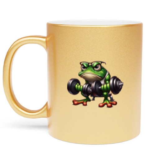 Ribbit & Rip Frog Metallic Mugs