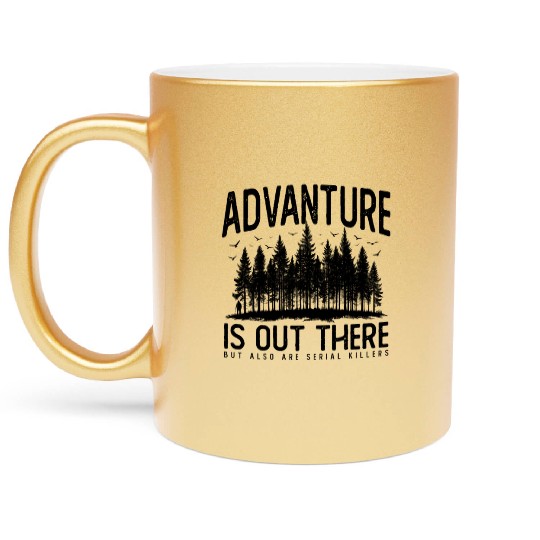 True Crime Crime Serial Killer Satire Gift Metallic Mugs