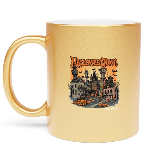 Halloween Town Metallic Mugs