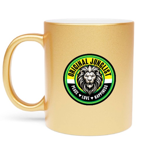 ORIGINAL JUNGLIST LION Metallic Mugs