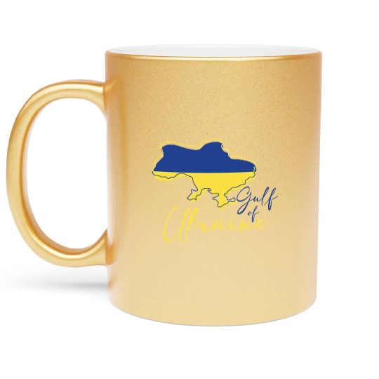 Azov and black sea of Ukraine Metallic Mugs
