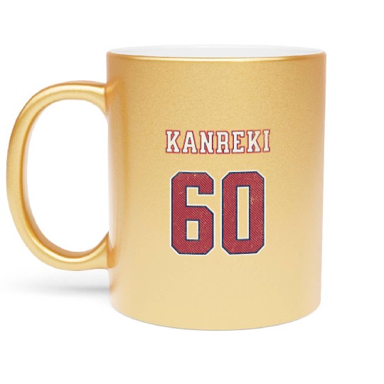 Kanreki 60th Birthday Japanese Name and Number Metallic Mugs