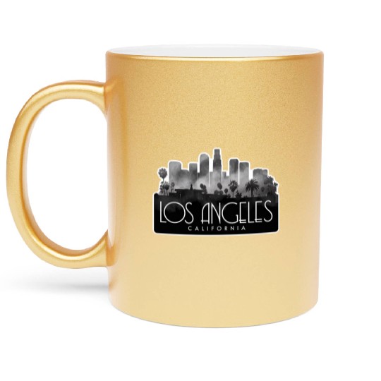 Los Angeles Gift for California Lovers Metallic Mugs