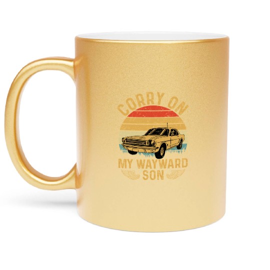 Carry On My Wayward Son Funny Metallic Mugs