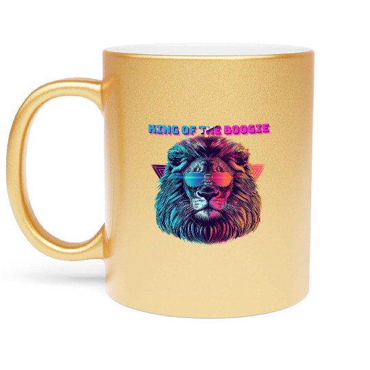 Dancing Lion | King of the Boogie | Metallic Mugs