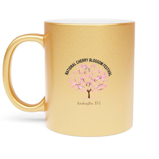, National Cherry Blossom Festival Metallic Mugs