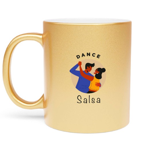 Dance Salsa. Gifts for Latinos Metallic Mugs
