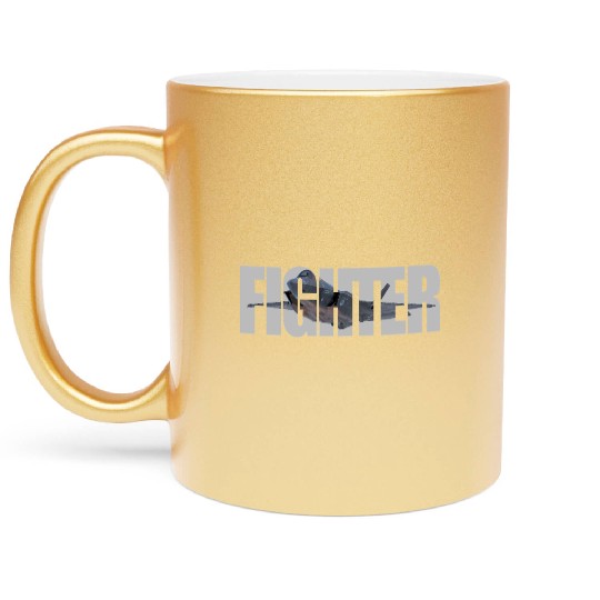 Fighter F-35 Lightning II Metallic Mugs