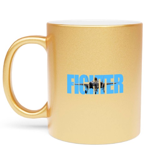 Fighter F-35 Lightning II Metallic Mugs