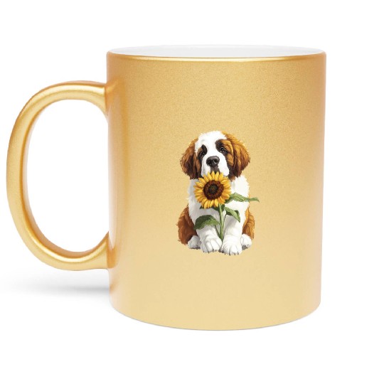 Saint Bernard Metallic Mugs