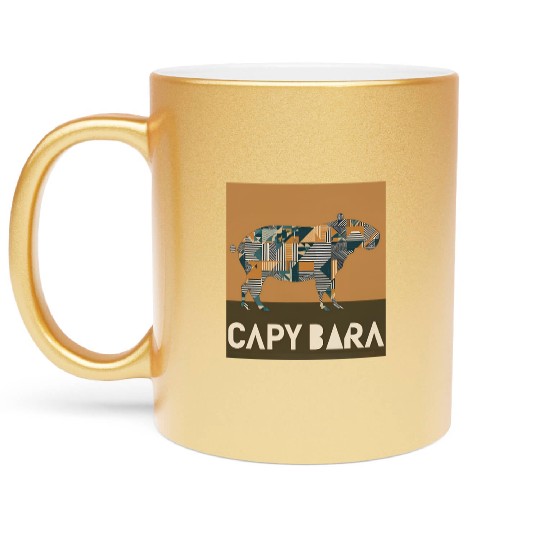 CAPYBARA Metallic Mugs