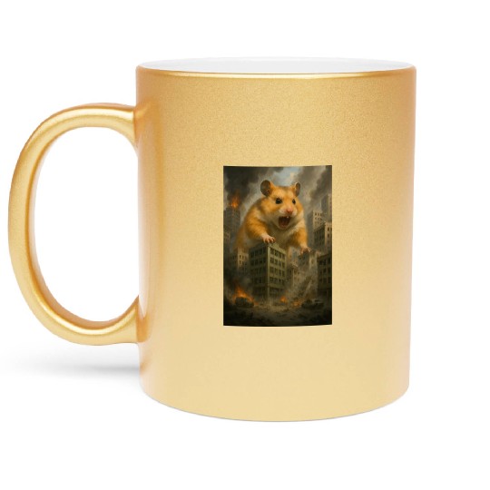 big Hamster Metallic Mugs