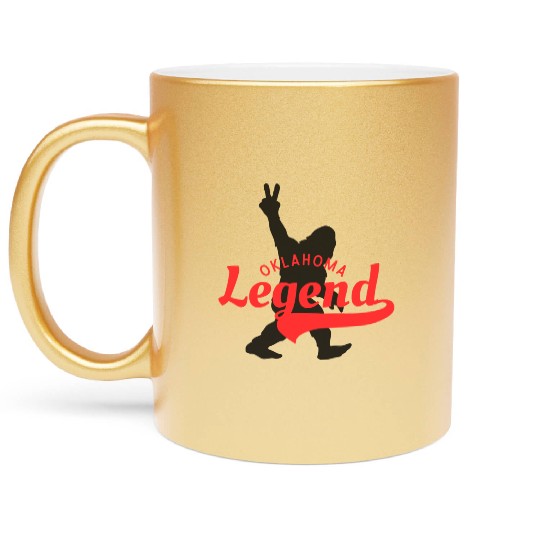 Oklahoma Legend Metallic Mugs