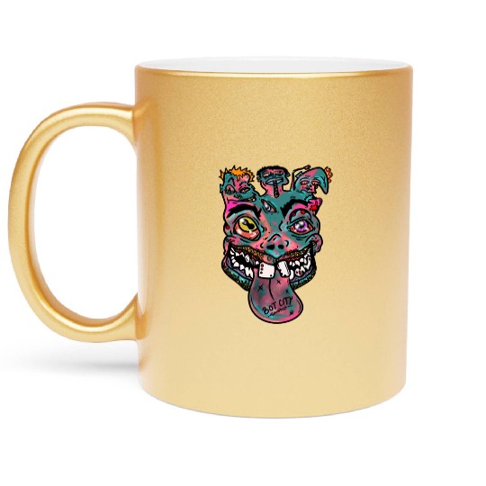 4 FACE LACE Metallic Mugs