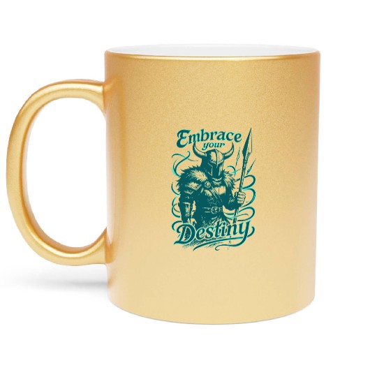 Embrace Your Destiny Metallic Mugs