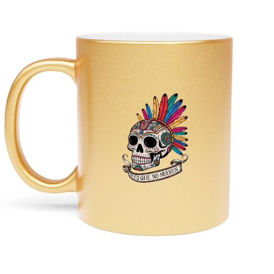 Day of the Dead Metallic Mugs