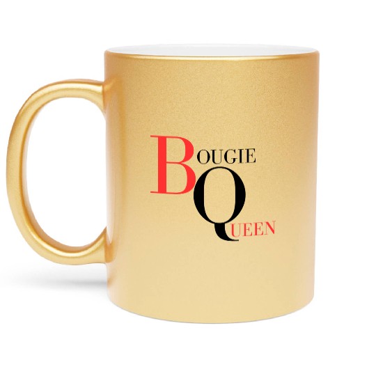 Bougie Queen Red&Black Metallic Mugs