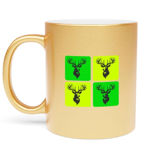 Majestic Deer - Symbol Of The Wilderness Metallic Mugs