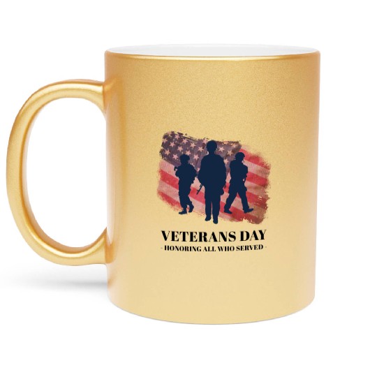 Memorial Day Patriotic Metallic Mugs
