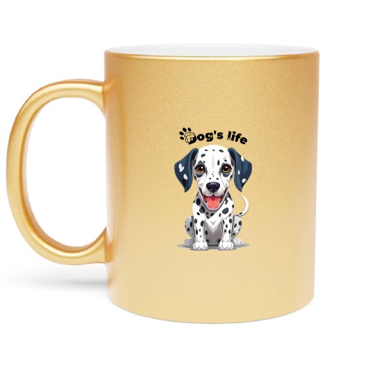 Dalmatian Fan Club – Unique Design Metallic Mugs