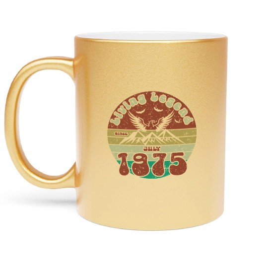50th birthday Living Legend since VIN 07/1975 Metallic Mugs