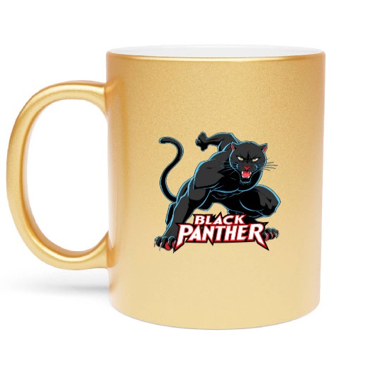 Black Panther. Metallic Mugs