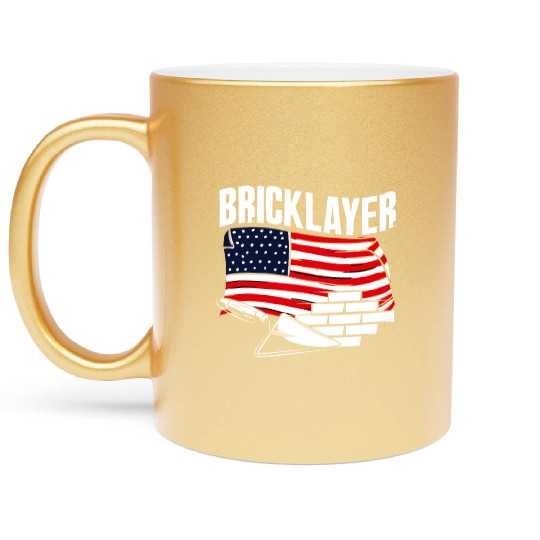 Bricklayer American Pride Craftsmanship Tribute Metallic Mugs