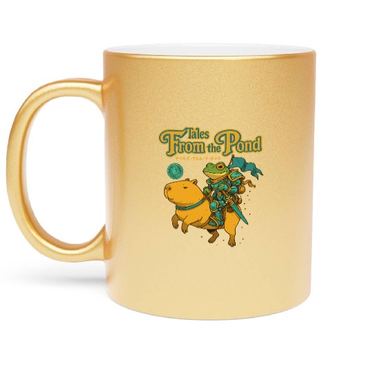 Tales From The Pond Metallic Mugs
