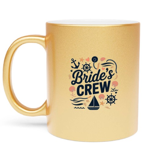 Bride’s Crew - Bachelorette party 2025 Metallic Mugs
