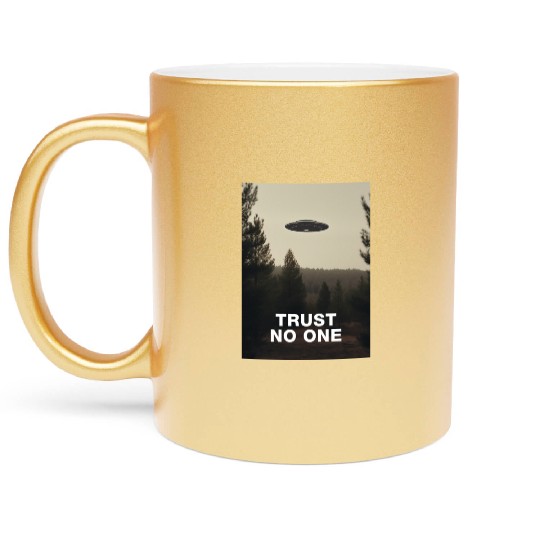 Trust No One/The X-Files poster, S01E24 1994 Metallic Mugs