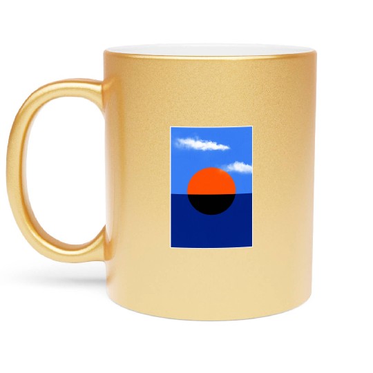 Bauhaus Summer Horizon Metallic Mugs