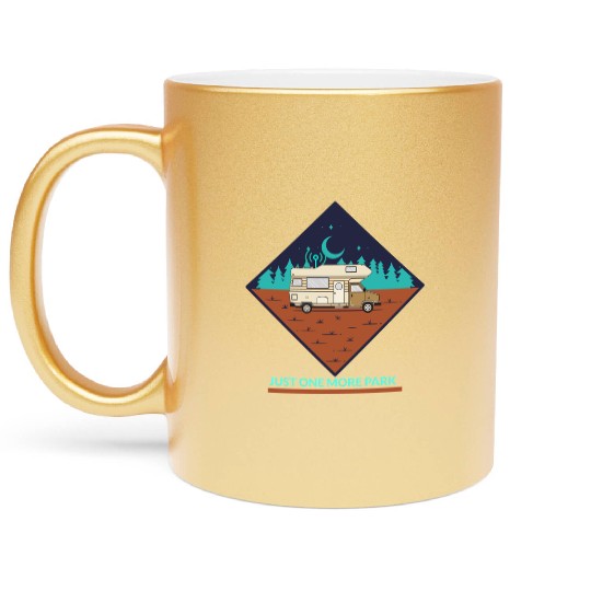 Just One More Park Ham Radio Metallic Mugs