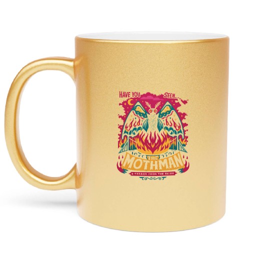Mothman Black Bridge Have You Seen The Metallic Mugs