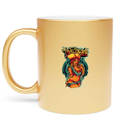 Street Lollipop Metallic Mugs