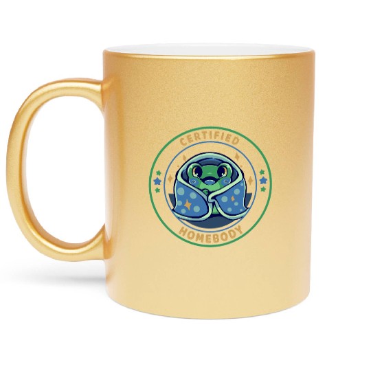 Certified Homebody Metallic Mugs