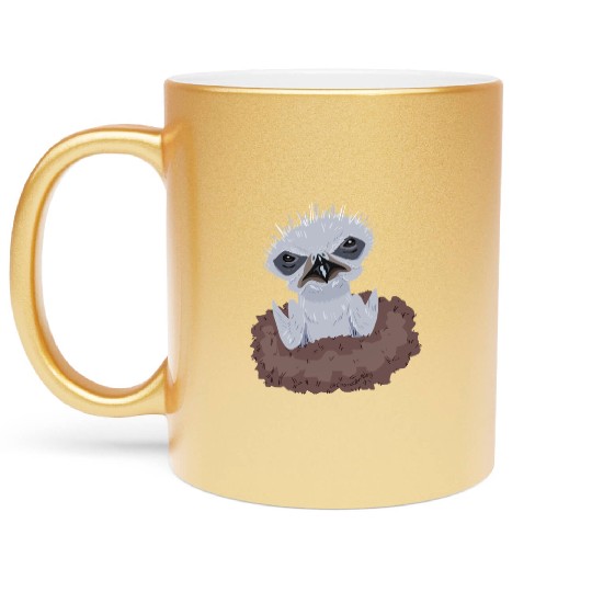 Little Bald Eagle Metallic Mugs