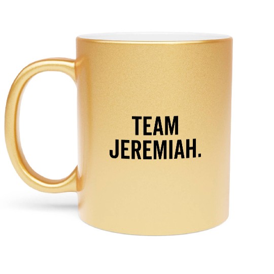 Team Jeremiah Metallic Mugs