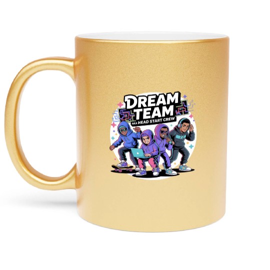 Dream Team Vibes: Head Start Crew Edition Metallic Mugs