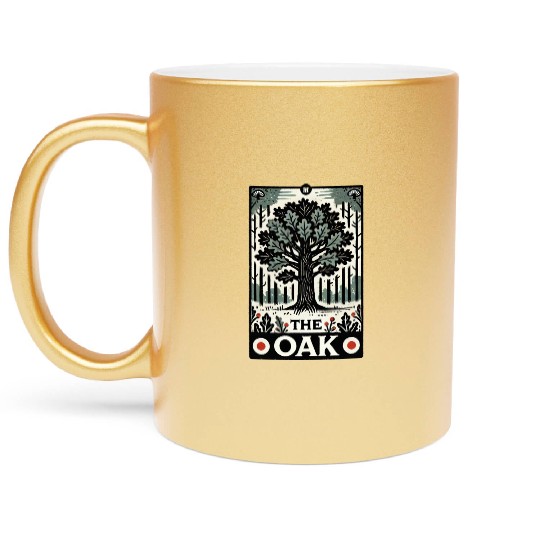 The Oak Tree Tarot Card Metallic Mugs