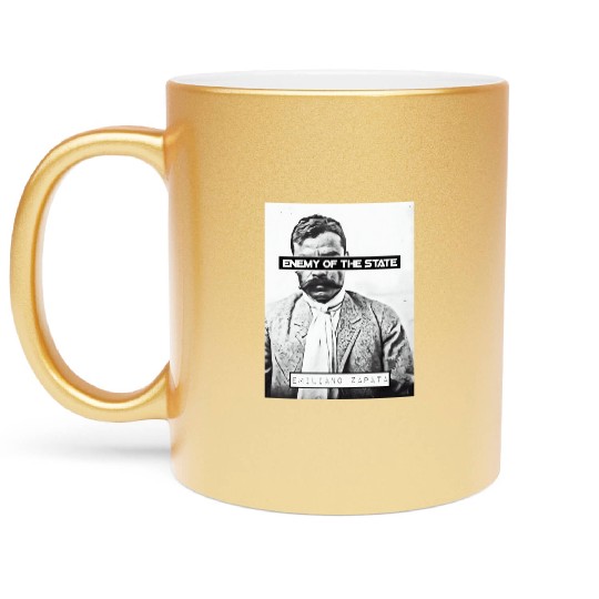 Emiliano Zapata (EOTS) (B&W) Metallic Mugs
