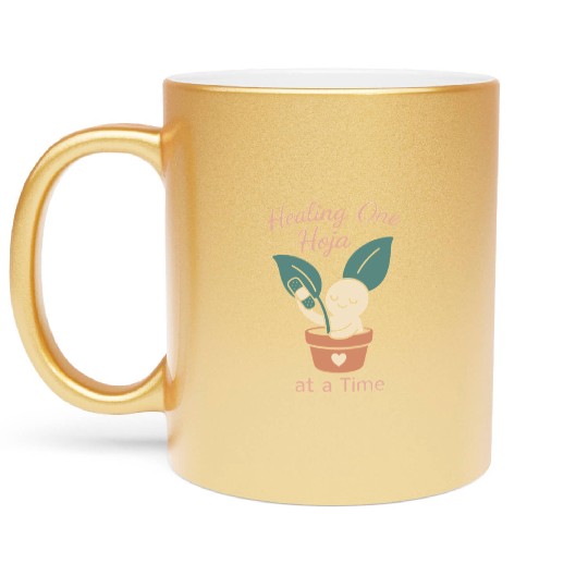 Plantita Latina Plant Mom Plantita Life Hispanic Metallic Mugs