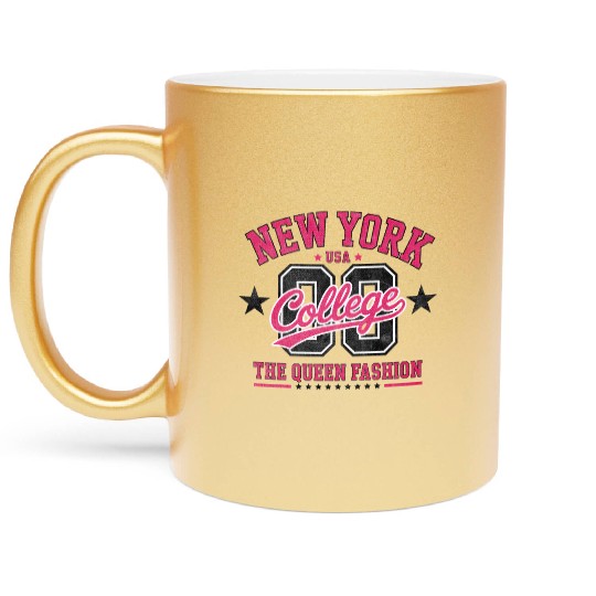 Trendy Varsity College 08 Metallic Mugs