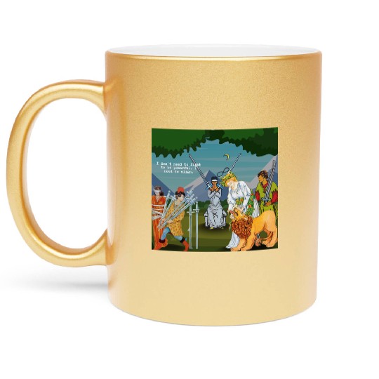 True Crime Tarot Gift Ideas Metallic Mugs