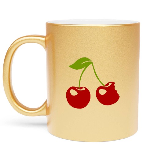 Cherry Vibes – Bold & Sweet Style Metallic Mugs